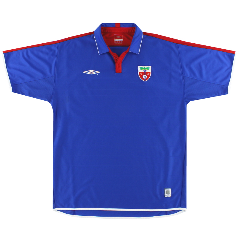 2004-05 Haiti Umbro Home Shirt XL