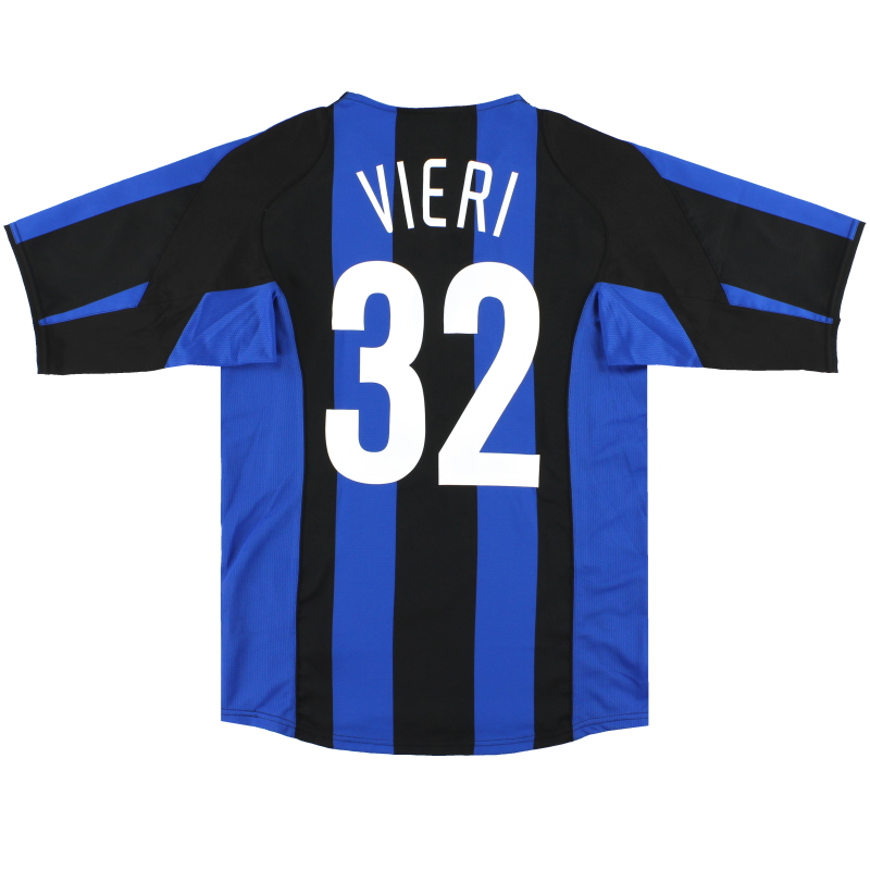 2004-05 Inter Milan Nike Home Shirt Vieri #32 S