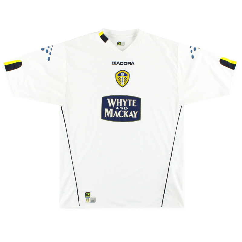 2004-05 Leeds Diadora Home Shirt #5 M
