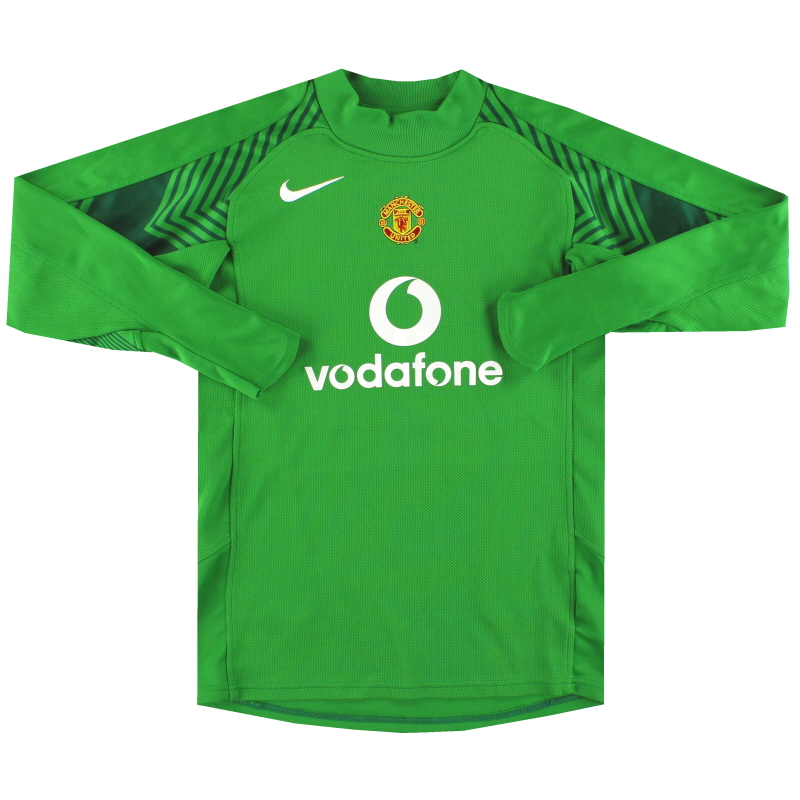 2004-05 Manchester United Nike Goalkeeper Shirt L.Boys - 493447