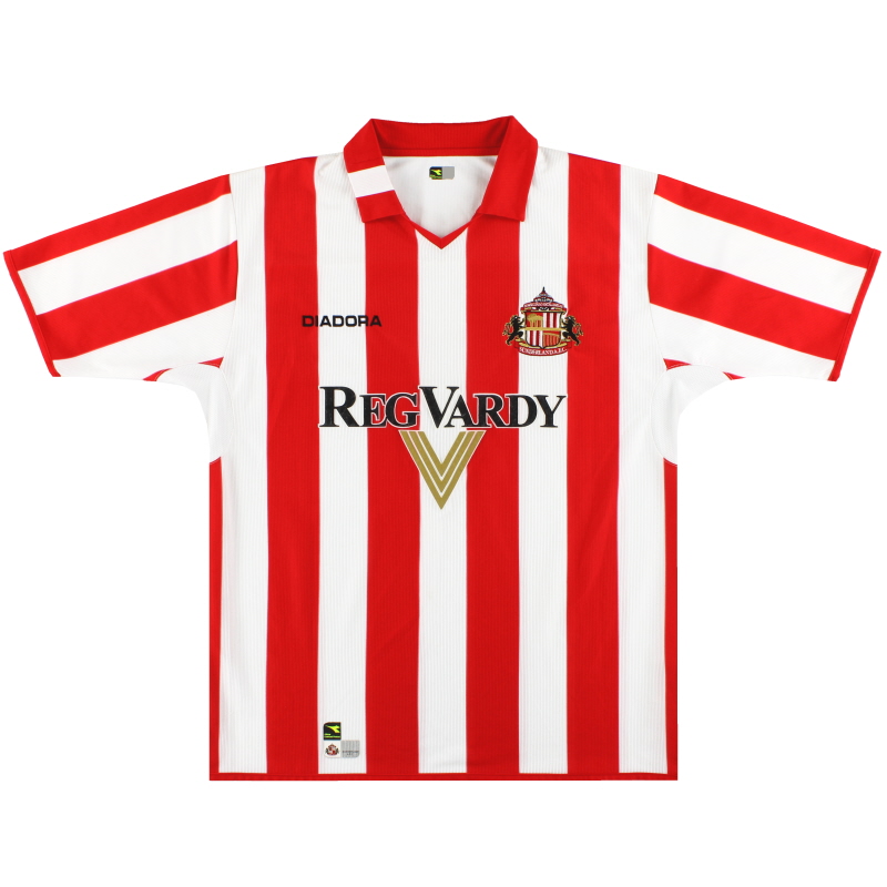 Camiseta local Sunderland Diadora 2004-05 XXL