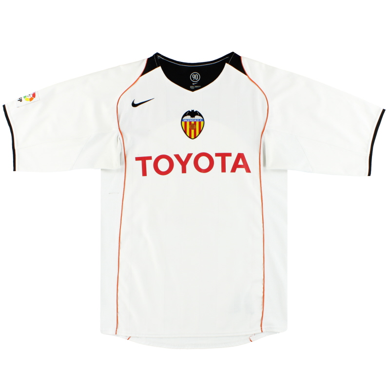 2004-05 Valencia Nike Home Shirt L - 04850958