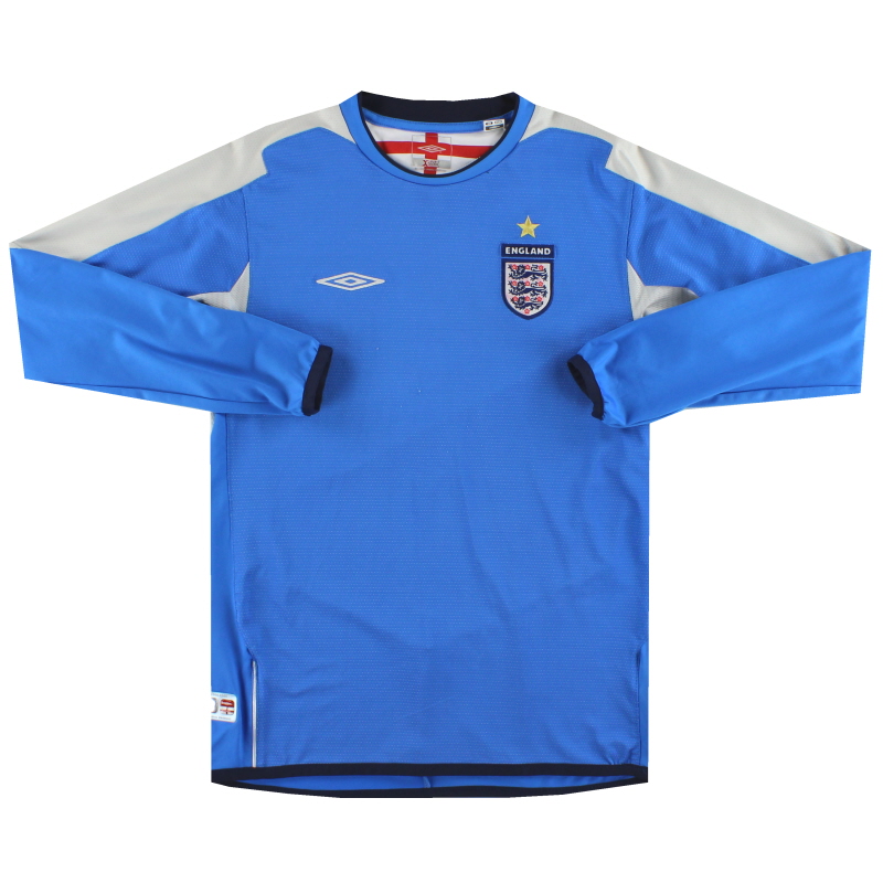 2004-06 England Umbro Goalkeeper Shirt L.Boys