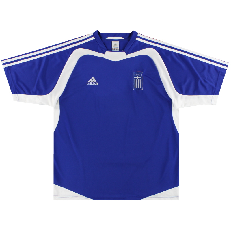 2004-06 Greece adidas Home Shirt S
