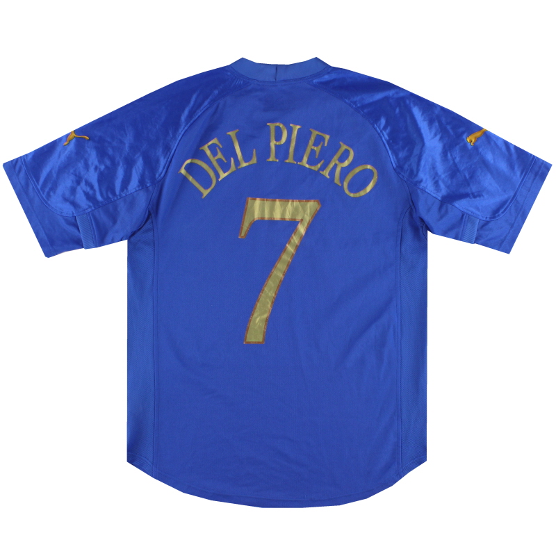 2004-06 Italy Puma Home Shirt Del Piero #7 L - 731225