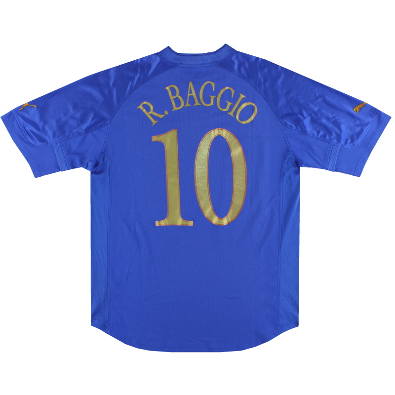 2004-06 Italia Puma Maglia Home R.Baggio #10 XL