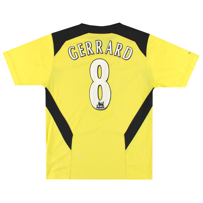 2004-06 Liverpool Reebok Away Shirt Gerrard #8 S