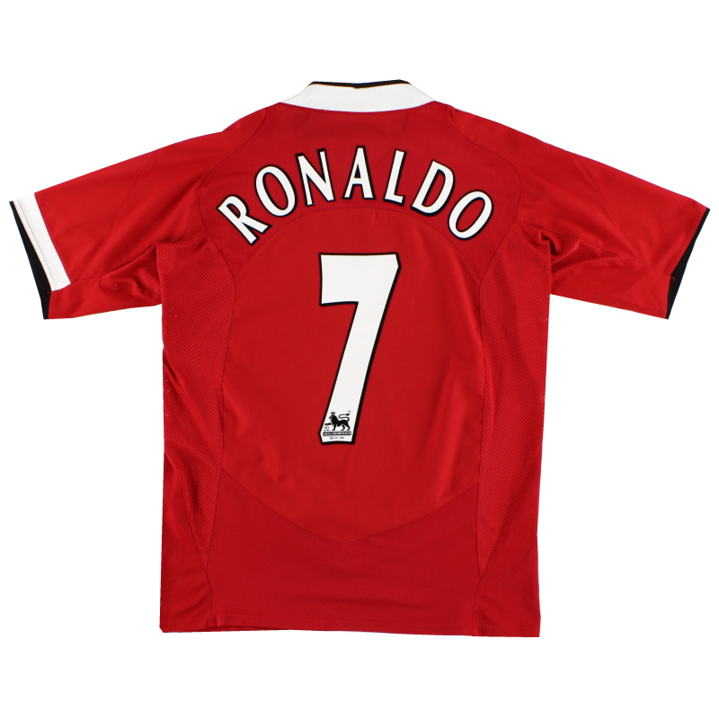 2004-06 Manchester United Home Shirt Ronaldo #7 L - 118834