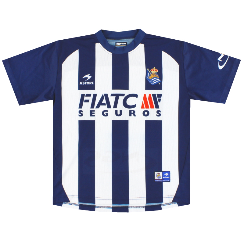 el estudio Conjugado nadar 2004-06 Real Sociedad Home Shirt L.Boys