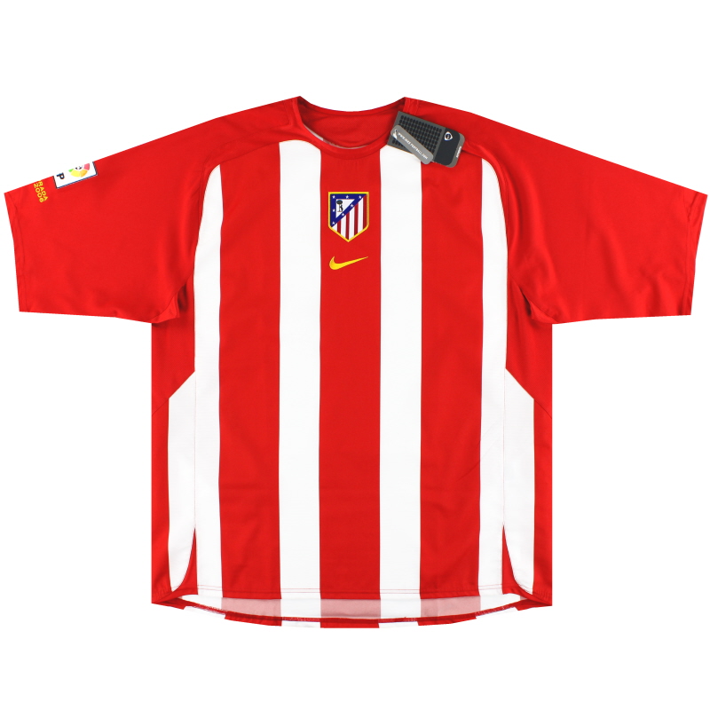 2005-06 Atletico Madrid Nike Home Shirt *dengan label* XXL - 195883-601 - 091201742356