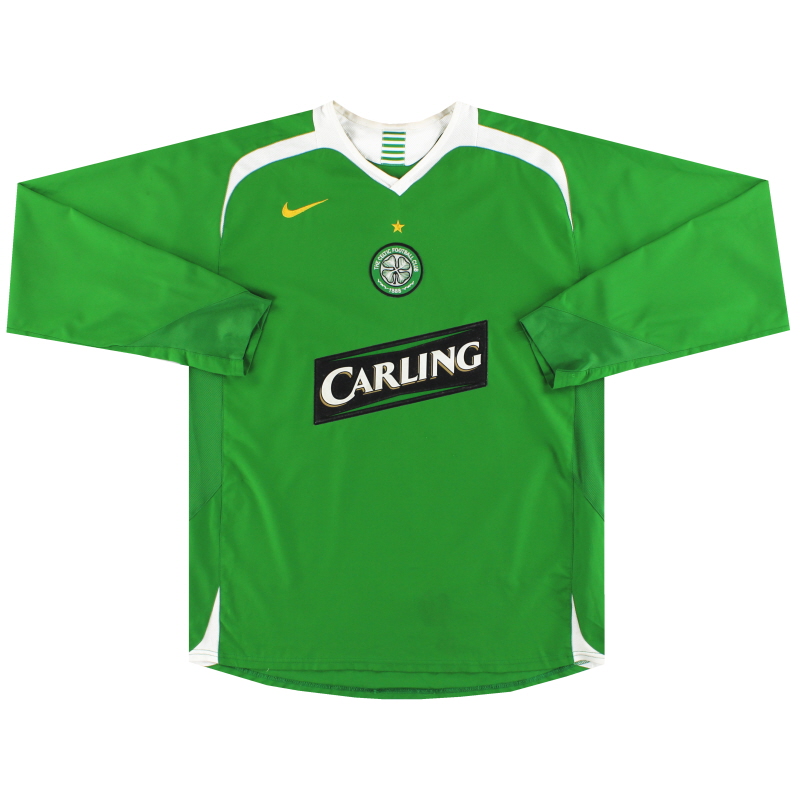 2005-06 Celtic Nike Away Shirt L/S L