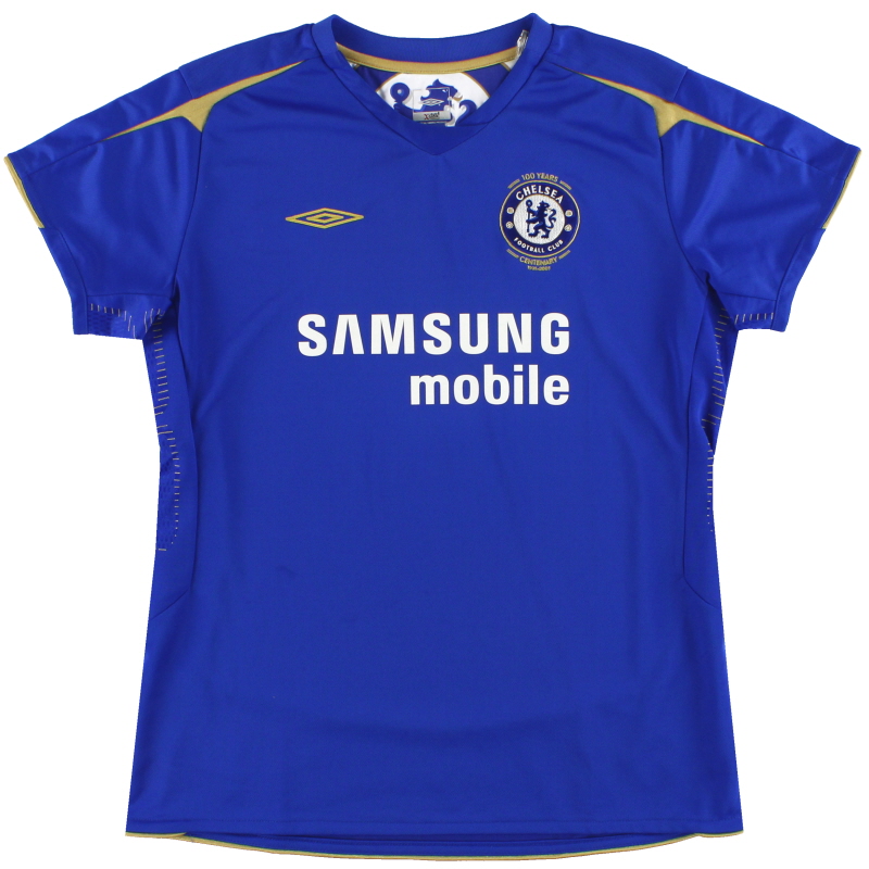2005-06 Chelsea Centenary Home Shirt *Mint* Womens 14