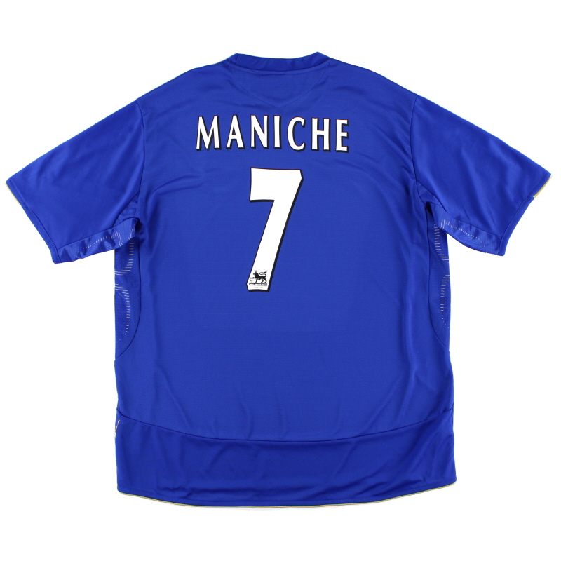 2005-06 Chelsea Home Shirt Maniche #7 *Mint* XXL