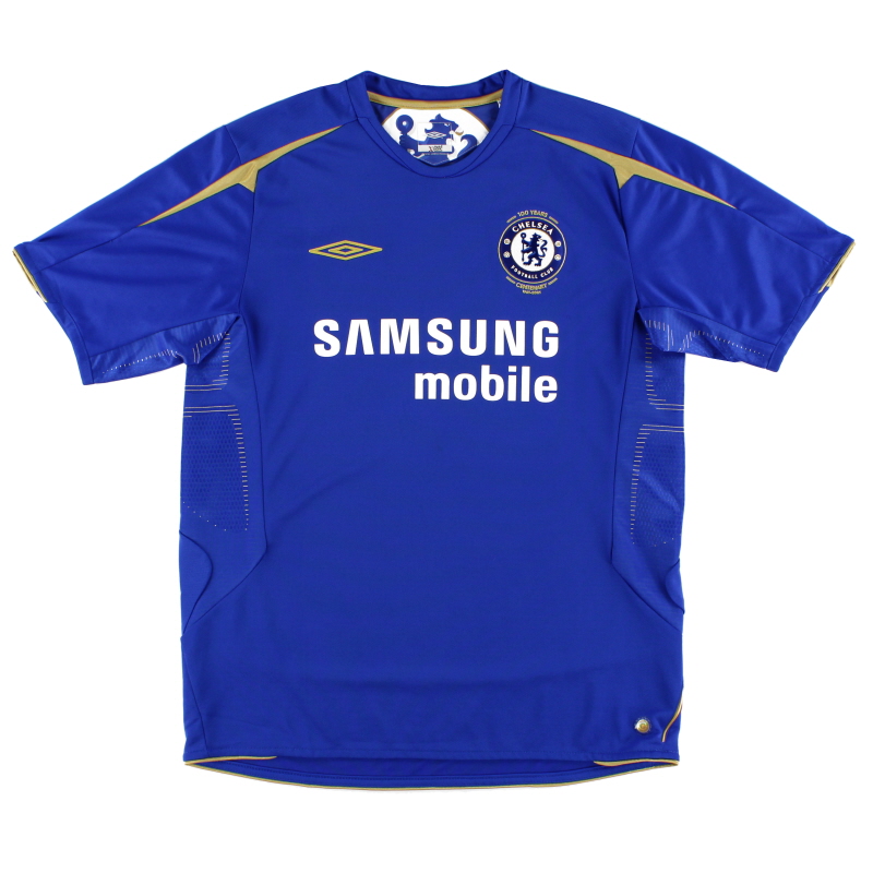 2005-06 Chelsea Umbro Centenary Home Shirt *As New* XL