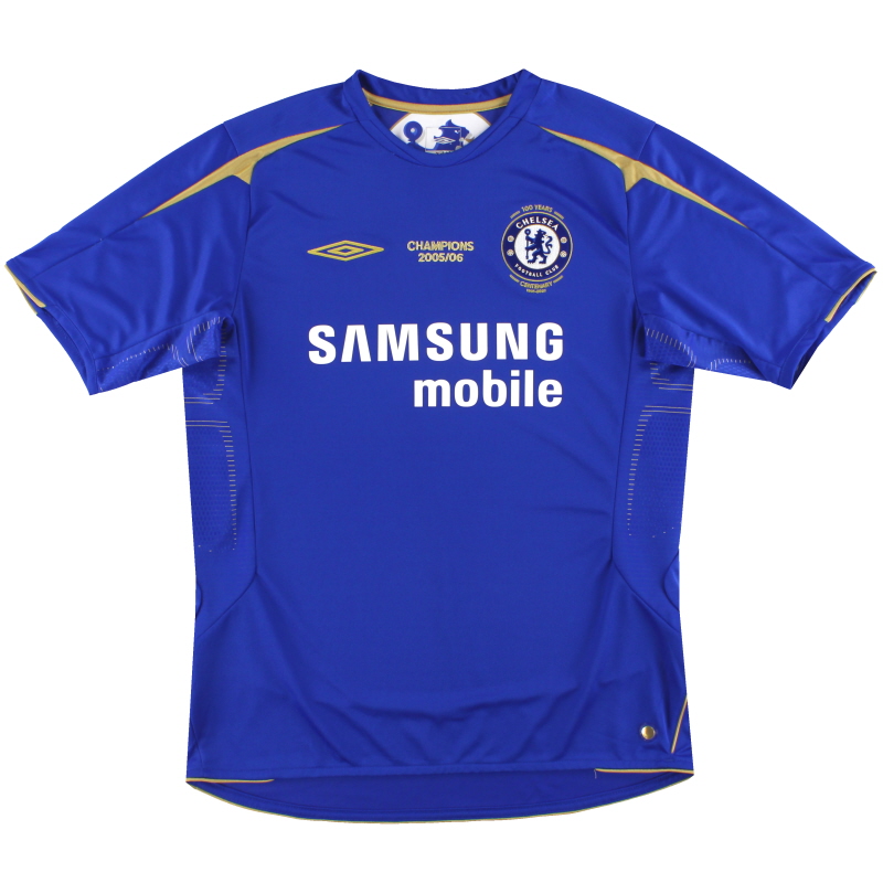 2005-06 Chelsea Umbro Centenary 'Champions' Home Shirt *As New* XL