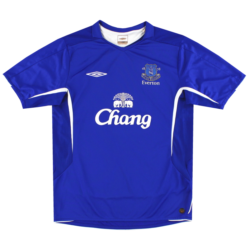 2005-06 Everton Umbro Home Camiseta L