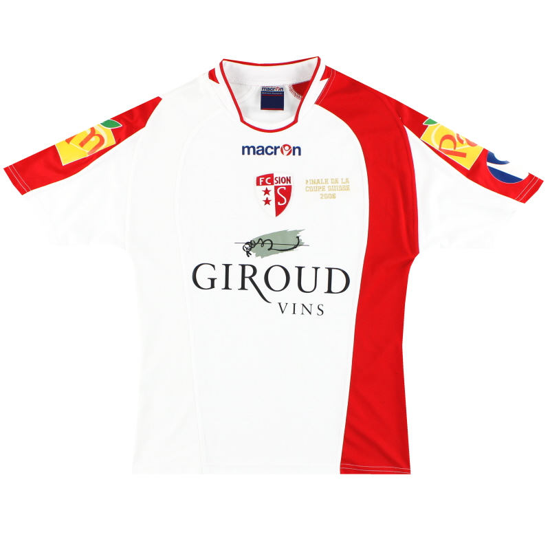 2005-06 FC Sion Macron ’Finale’ Home Shirt XL