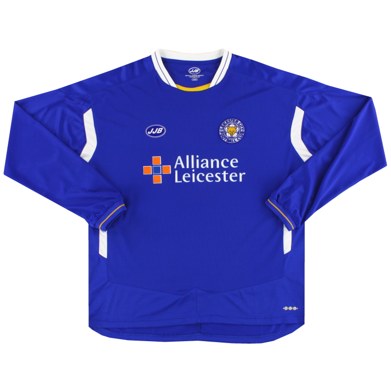 2005-06 Leicester JJB Home Shirt L/S L