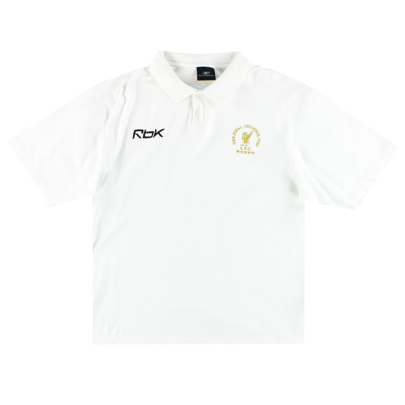 2005-06 Liverpool Reebok 'Istanbul' Polo Shirt L