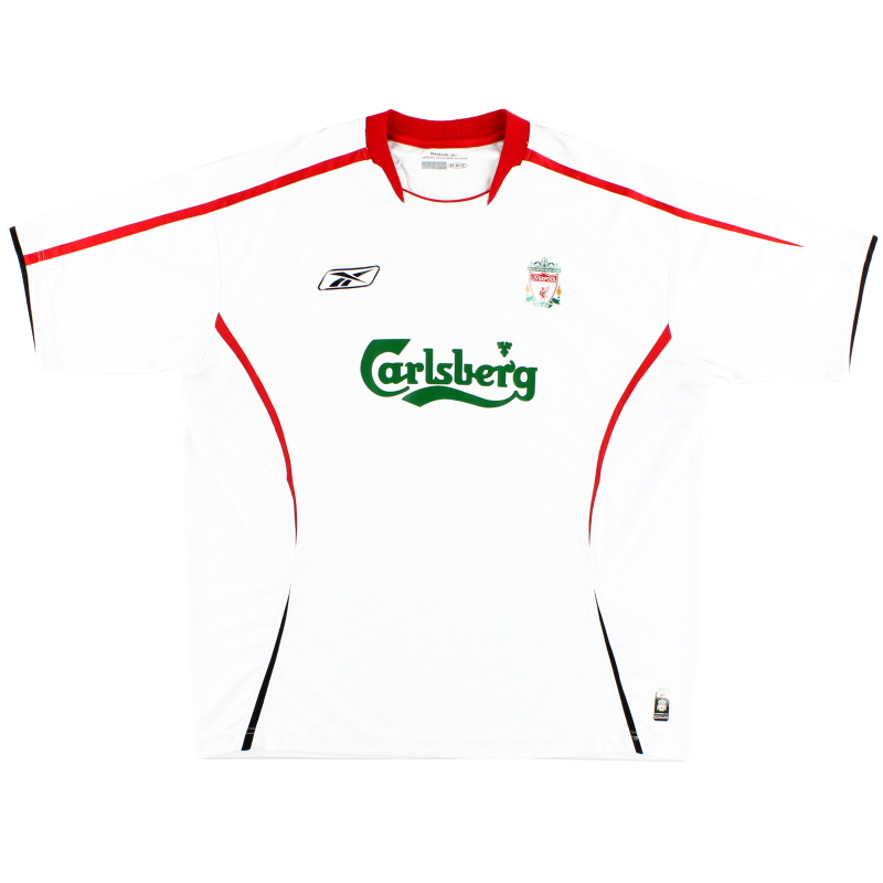 Camiseta de visitante Reebok del Liverpool 2005-06 M - ACMF5102-100