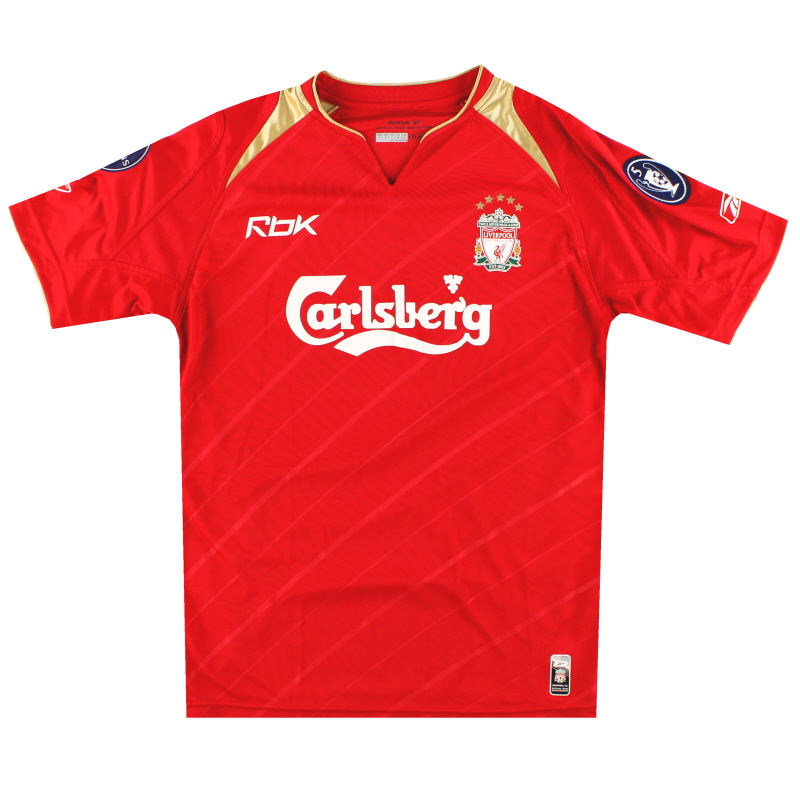 2005-06 Liverpool Reebok Champions League Home Shirt XS