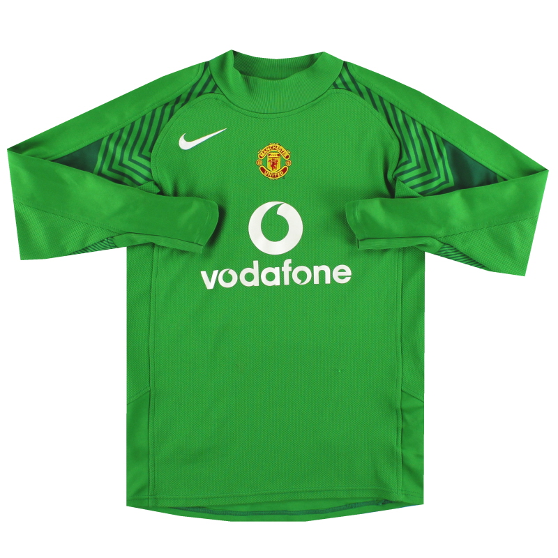 2005-06 Manchester United Nike Goalkeeper Shirt M.Boys