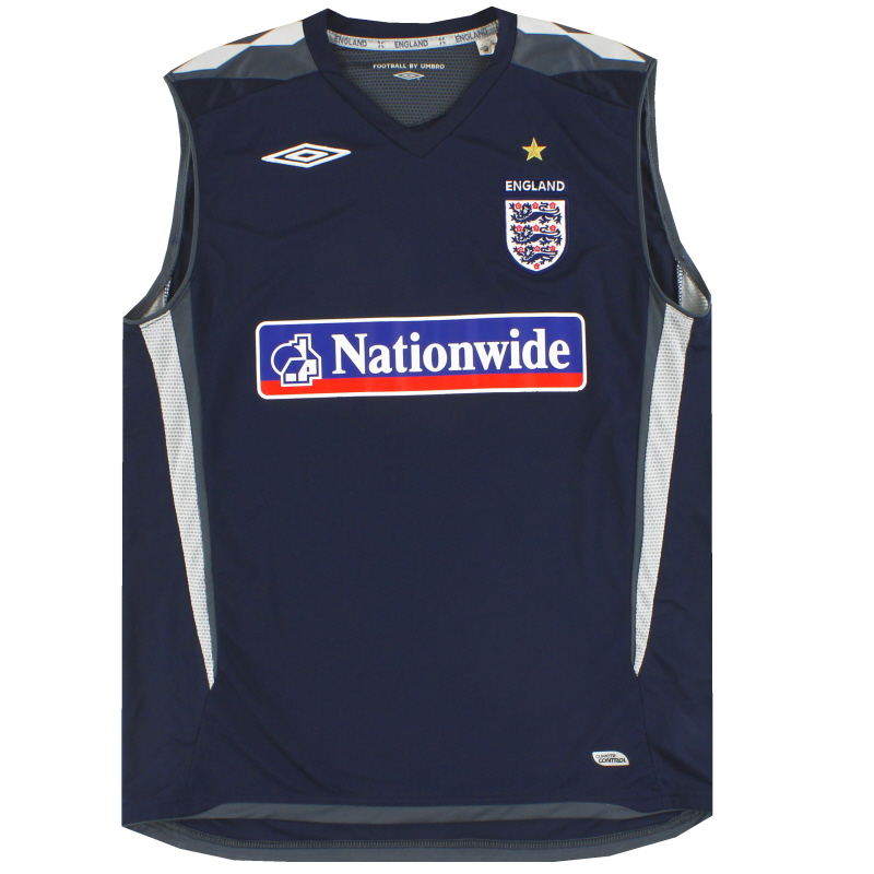 2005-07 England Umbro Training Vest L