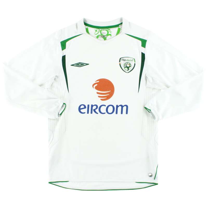 2005-07 Ireland Umbro Away Shirt L/S S