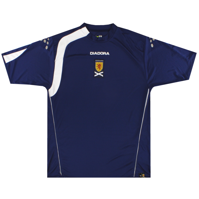 2005-07 Scotland Diadora Home Shirt M