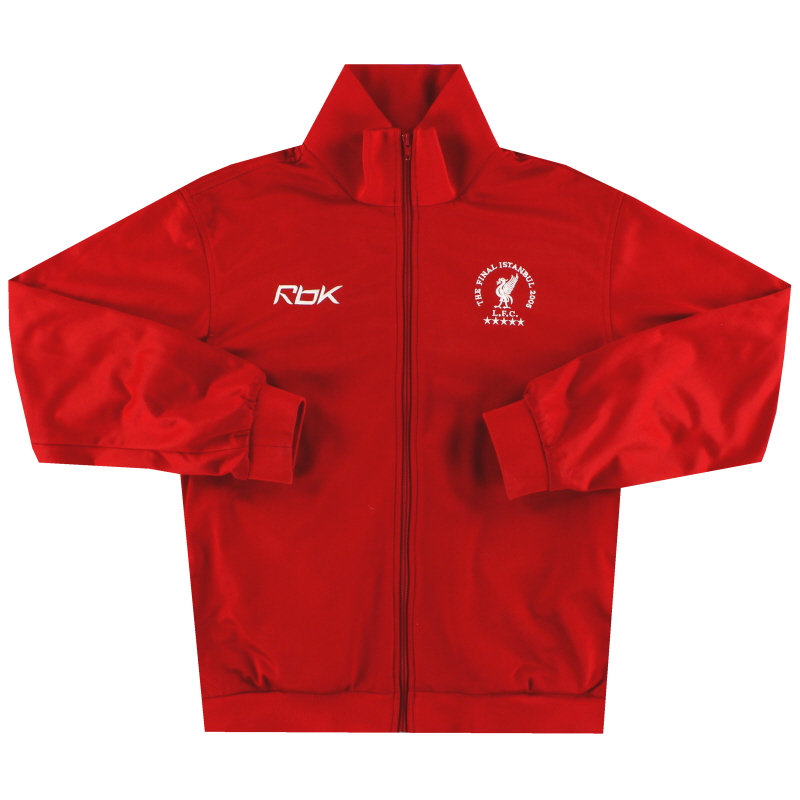 2005 Liverpool 'The Final Istanbul' Reebok Track Jacket *Mint* L - 521578