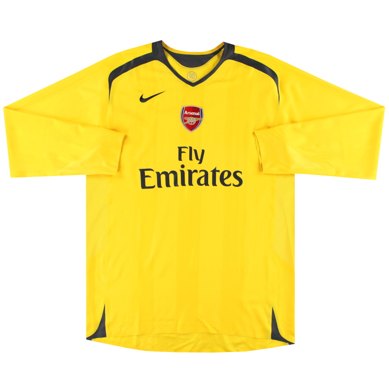 2006-07 Футболка Nike Player Issue Away L/S XL для Арсенала