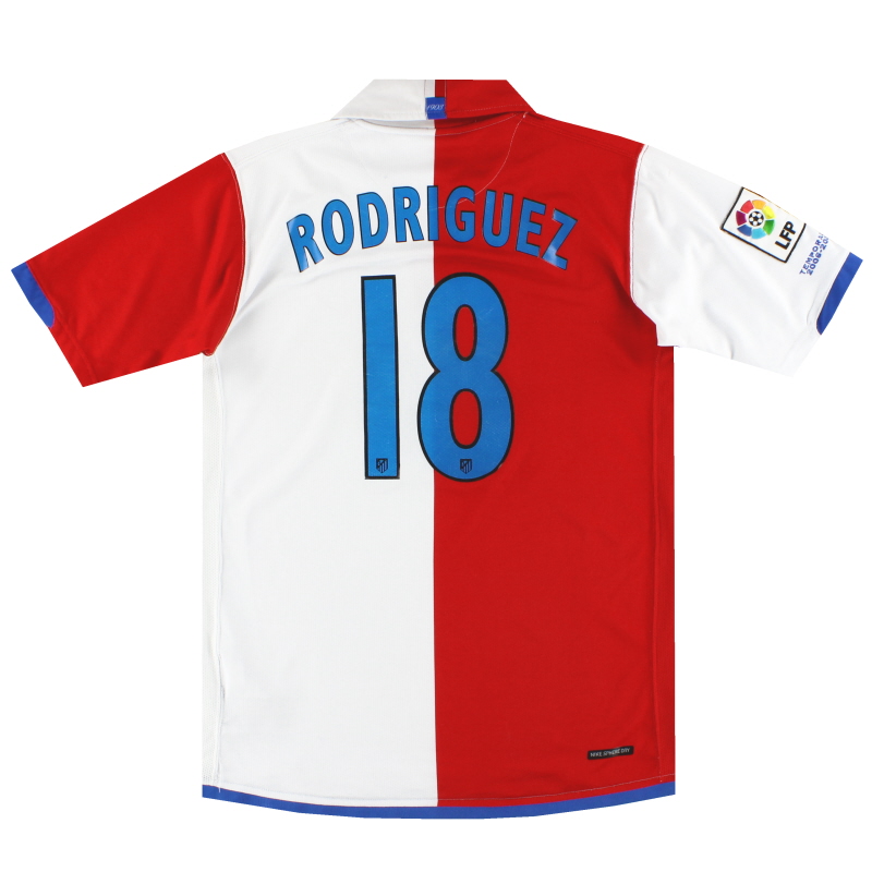 2006-07 Atletico Madrid Nike Home Shirt Rodriguez #18 XL.Boys - 147311