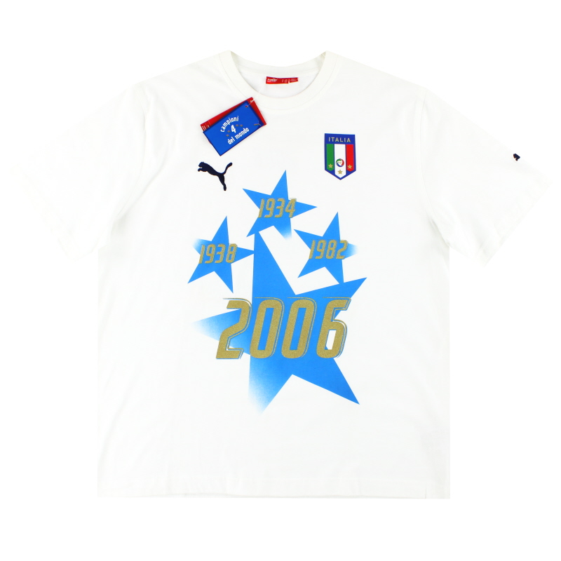 2006-07 Italy Puma ’Campioni Del Mondo’ Graphic Tee *BNIB* XXL