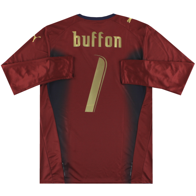 2006-07 Italy Puma Goalkeeper Shirt Buffon #1 L - 734135