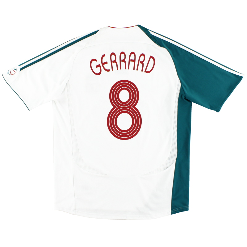 2006/07 GERRARD #8 Liverpool Vintage adidas Away Football Shirt Jersey -  Football Shirt Collective