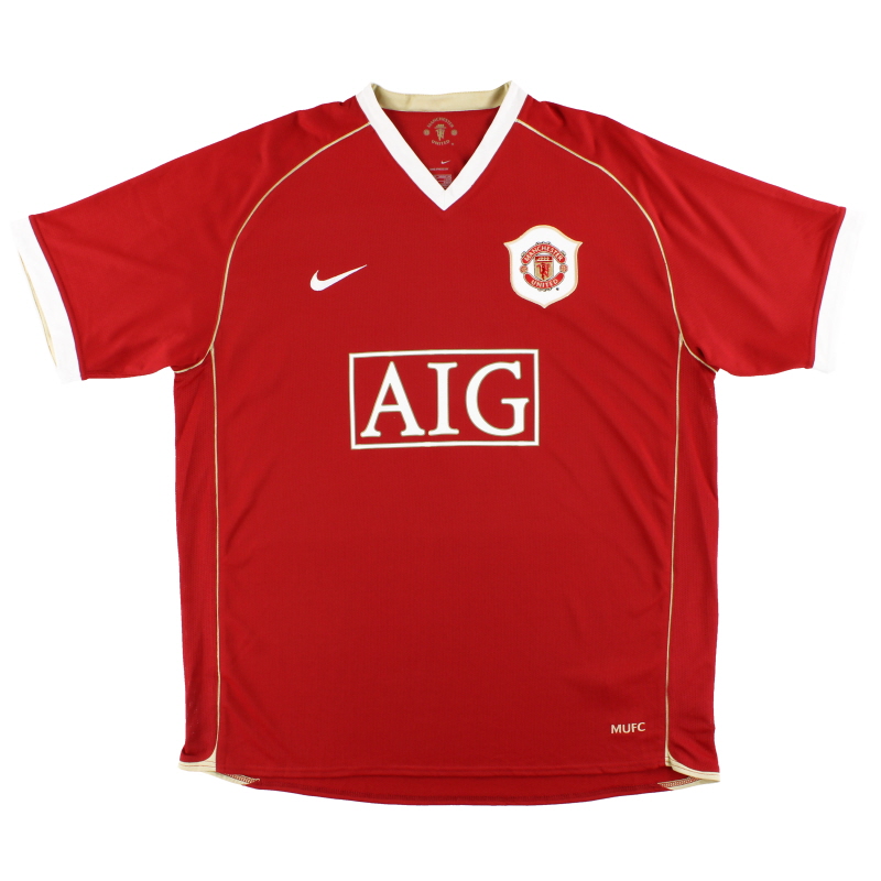 2006-07 Manchester United Nike Home Shirt XL - 146814