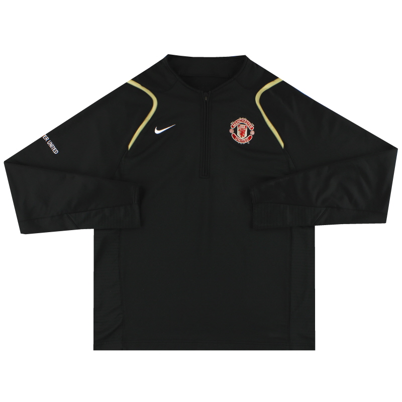 2006-07 Manchester United Nike 1/4 Zip Training Top XL - 146824