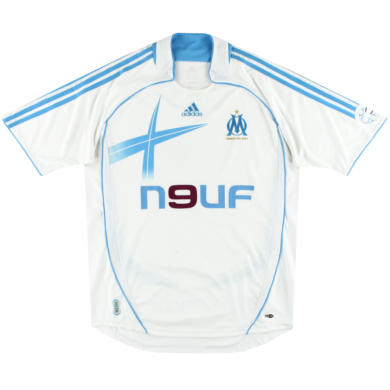 2006-07 Marseille adidas Home Shirt L - 084929
