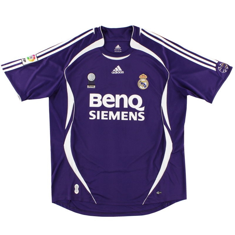 2006-07 Real Madrid adidas Third Shirt XL - 055226