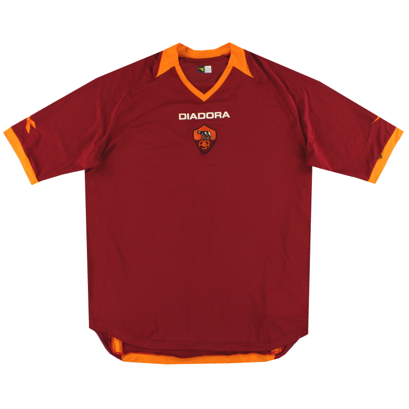 2006-07 Roma Diadora Home Shirt XXL