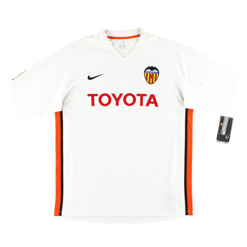 2006-07 Valencia Nike Home Shirt *w/tags* XL - 147223