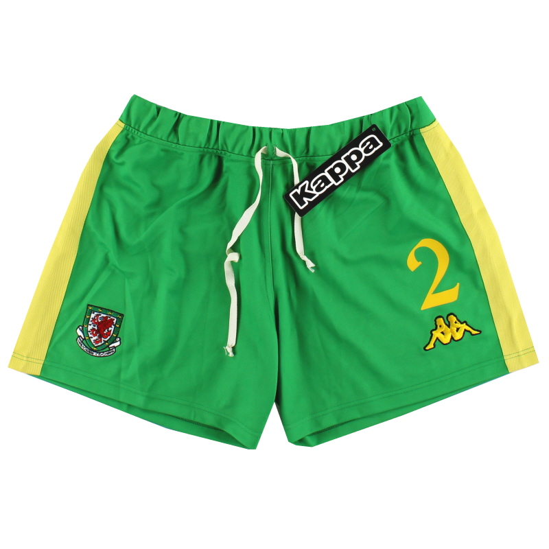 2006-07 Wales Kappa Player Issue Away Shorts #2 *w/tags* XL - 301L2X0