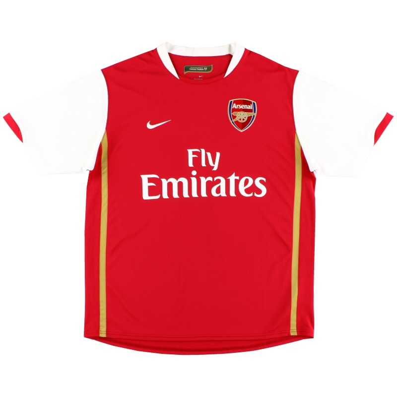 2006-08 Arsenal Nike Home Shirt L - 146769-616