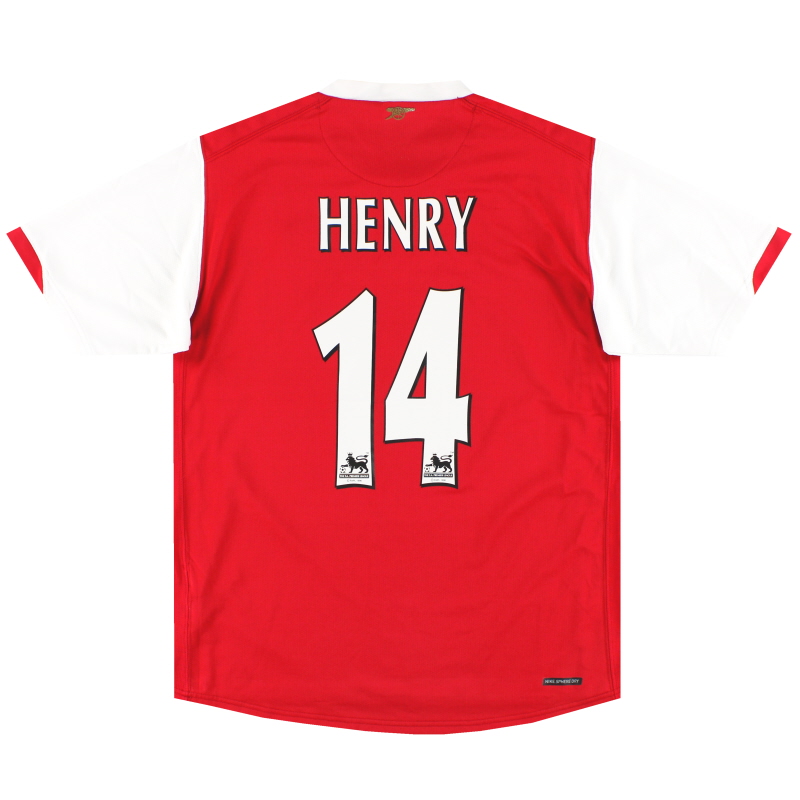 2006-08 Arsenal Nike thuisshirt Henry #14 M - 146769