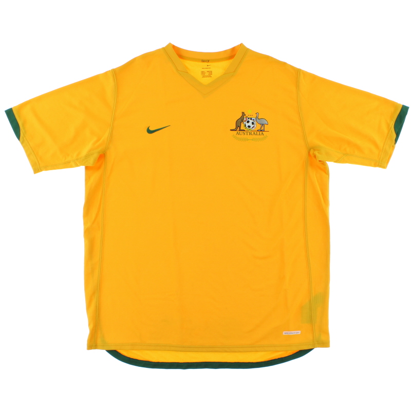 2006-08 Australia Nike Home Shirt *Mint* XL  - 106220