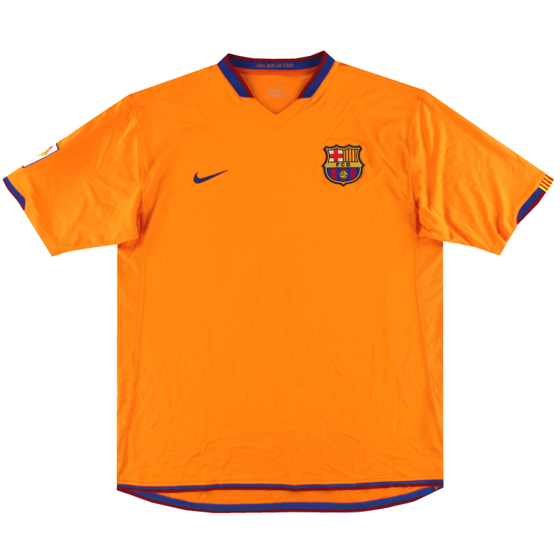 2006-08 Baju Tandang Nike Barcelona L.Boys - 146982