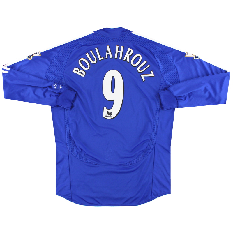 2006-08 Camiseta de local adidas del Chelsea Boulahrouz # 9 L/SL - 061228