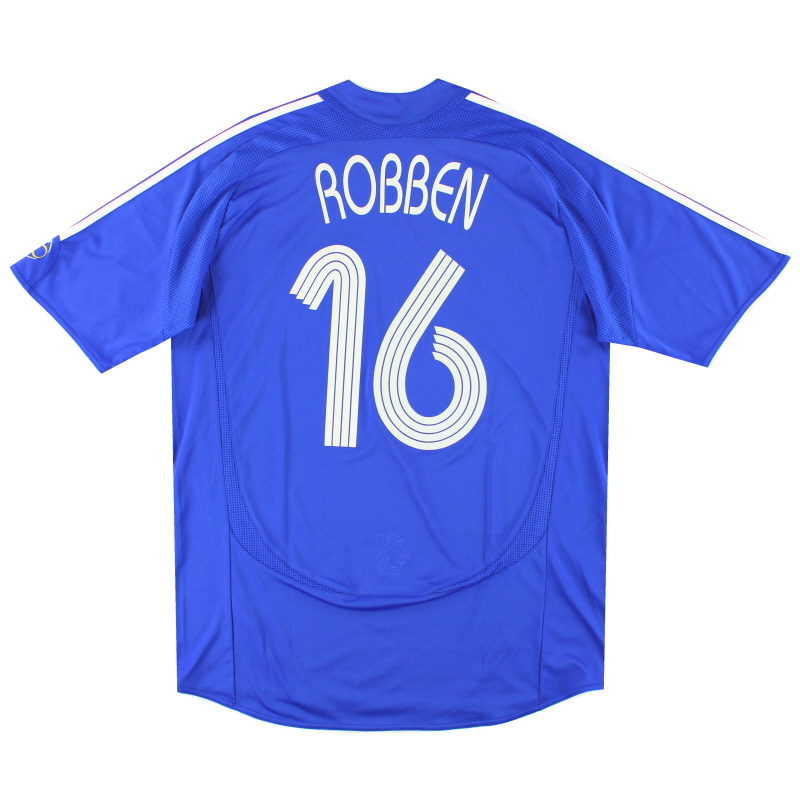 2006–08 Chelsea adidas Heimtrikot Robben #16 *Mint* L – 061230