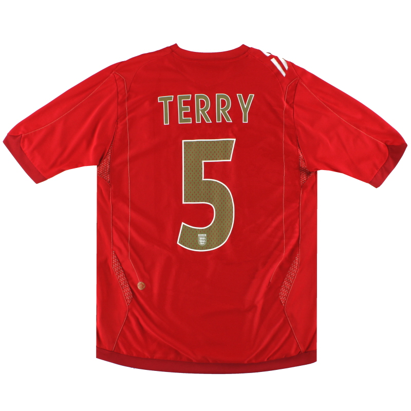 2006-08 England Umbro Away Shirt Terry #5 M