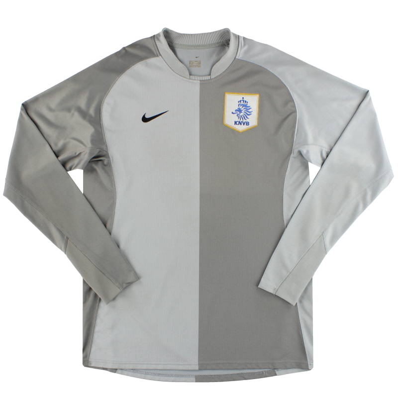 2006-08 Holland Nike Player Issue Goalkeeper Shirt L